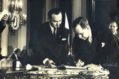 Firma de la Constitución Nacional, 23 Enero 1961