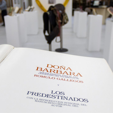 Biblioteca Pedro Grases rindió homenaje a Rómulo Gallegos y su novela Doña Bárbara
