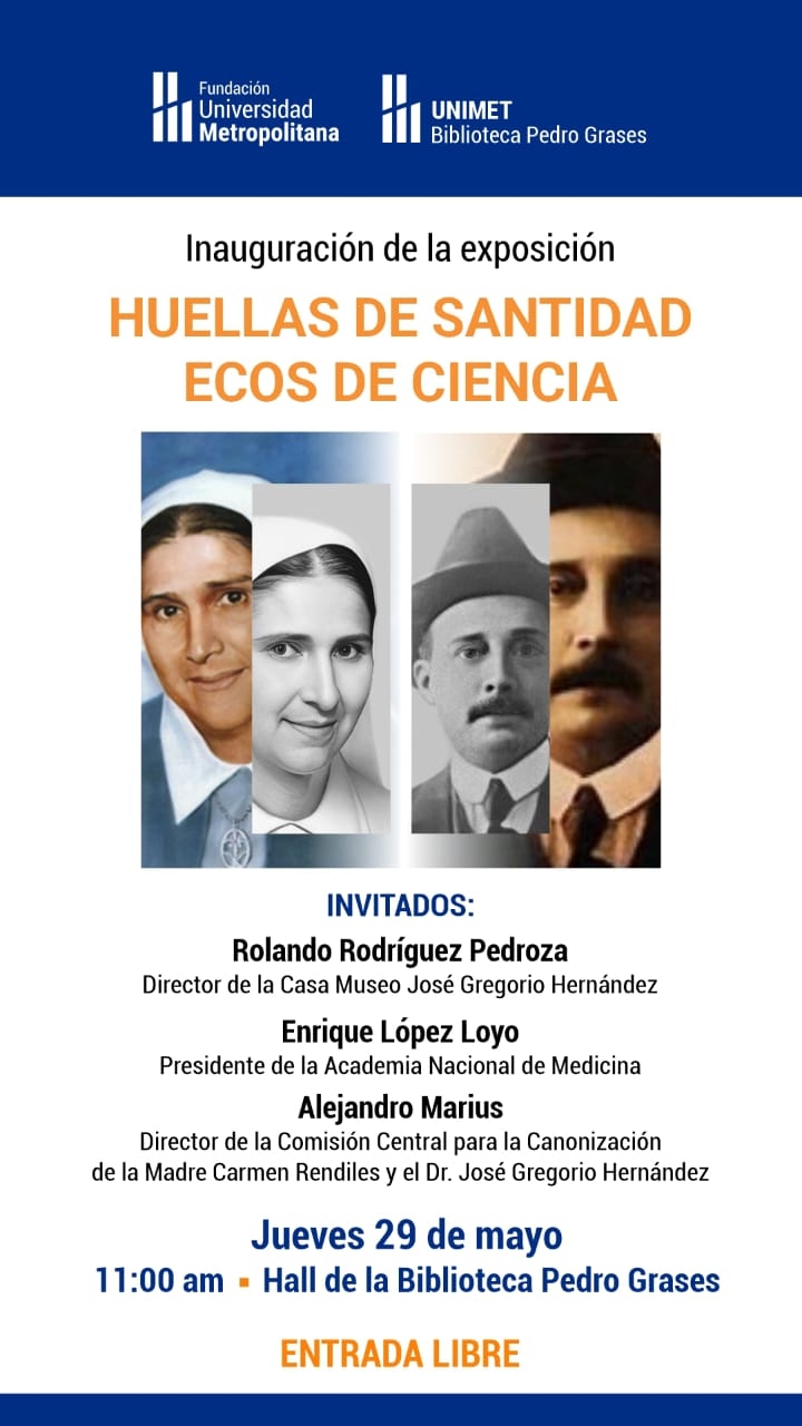 Biblioteca pedro Grases Evento Huellas de Santidad – Ecos de la ciencia